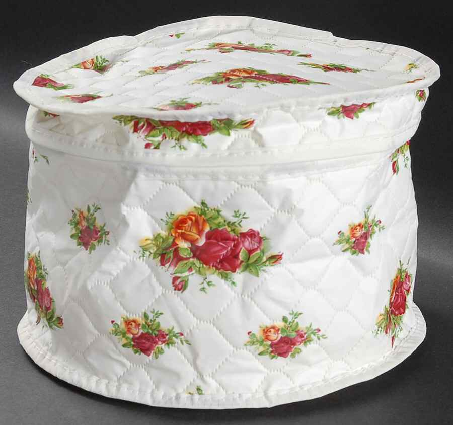 Old Country Roses Holds 8 Bread & Butter Storage Bag/Case by Royal Albert-1