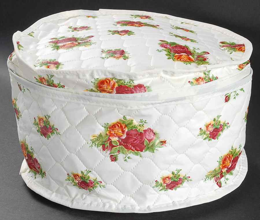 Old Country Roses Salad Plate Storage Bag/Case (Holds 8) by Royal Albert-1