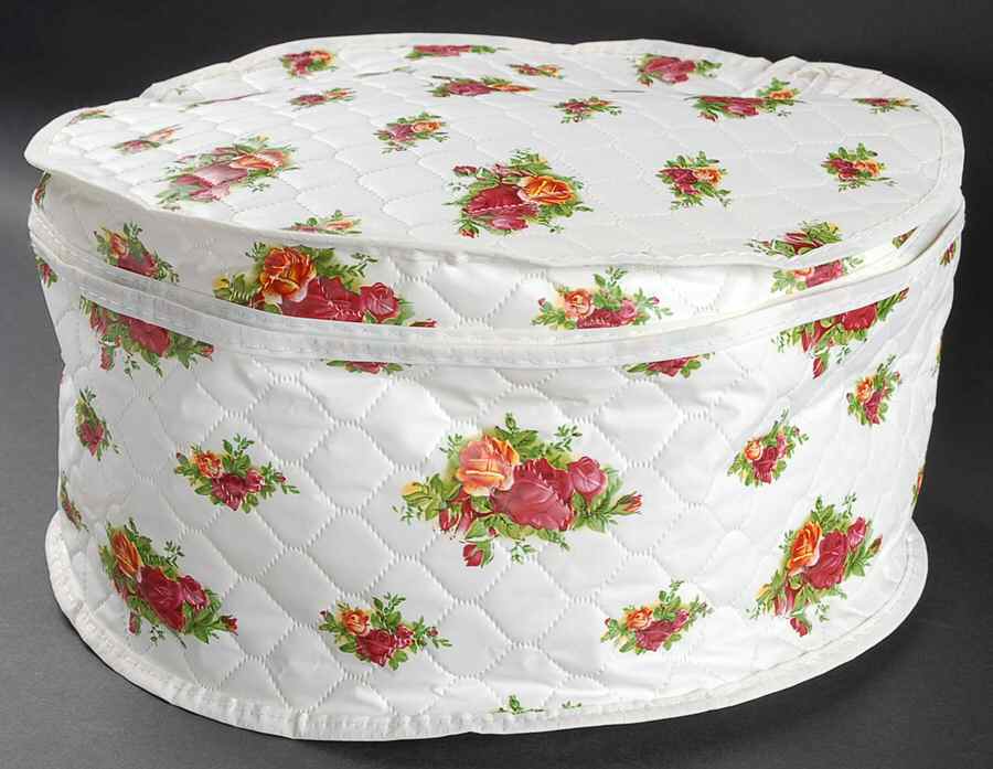 Old Country Roses Dinner Plate Storage Bag/Case (Holds 8) by Royal Albert-1