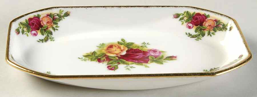 Old Country Roses 6" Rectangular Tray by Royal Albert-1