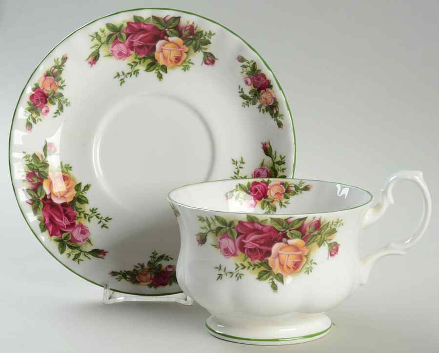 Old Country Roses Breakfast Cup & Saucer Set by Royal Albert-1