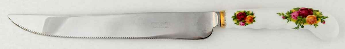 Old Country Roses Cake Knife/Server with Stainless Blade by Royal Albert-1