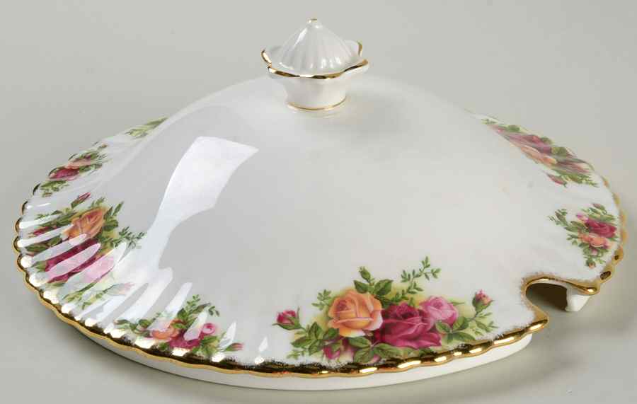 Old Country Roses Lid for Tureen by Royal Albert-1