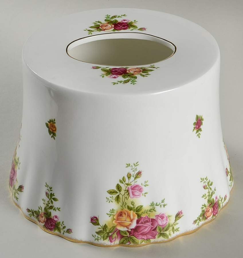 Old Country Roses Tissue Holder by Royal Albert-1