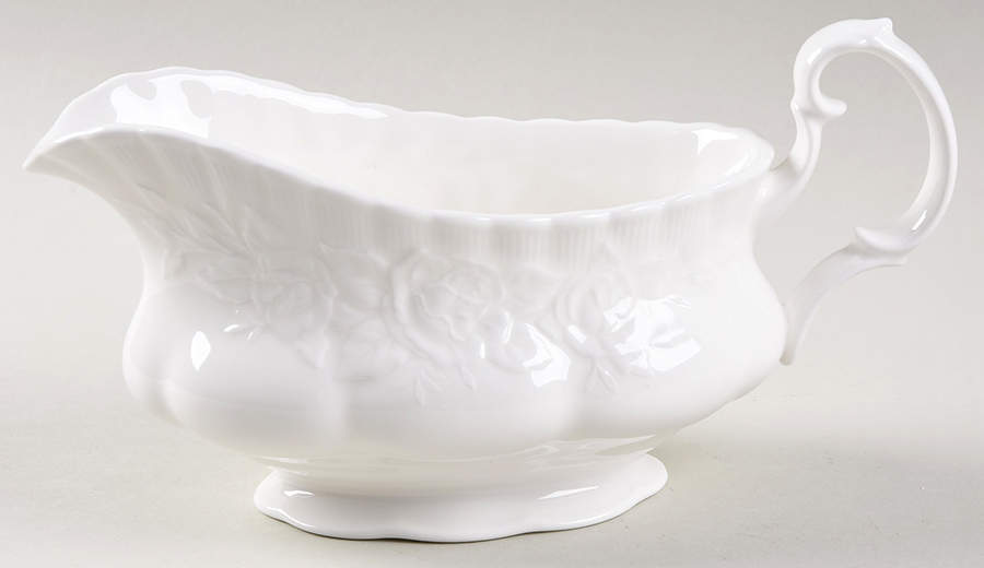 Old English Garden (No Trim) Gravy Boat by Royal Albert-1