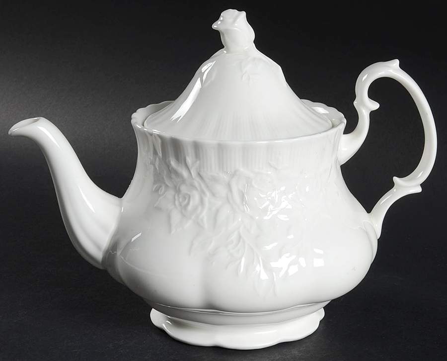 Old English Garden (No Trim) Small Teapot & Lid by Royal Albert-1