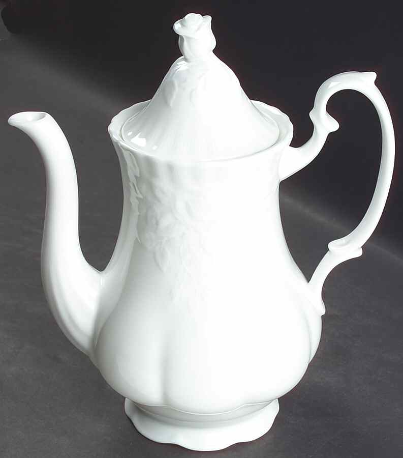Old English Garden (No Trim) Coffee Pot & Lid by Royal Albert-1