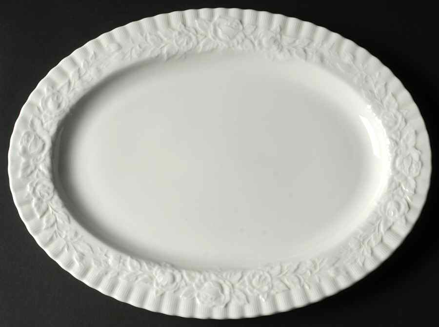 Old English Garden (No Trim) 16" Oval Serving Platter by Royal Albert-1