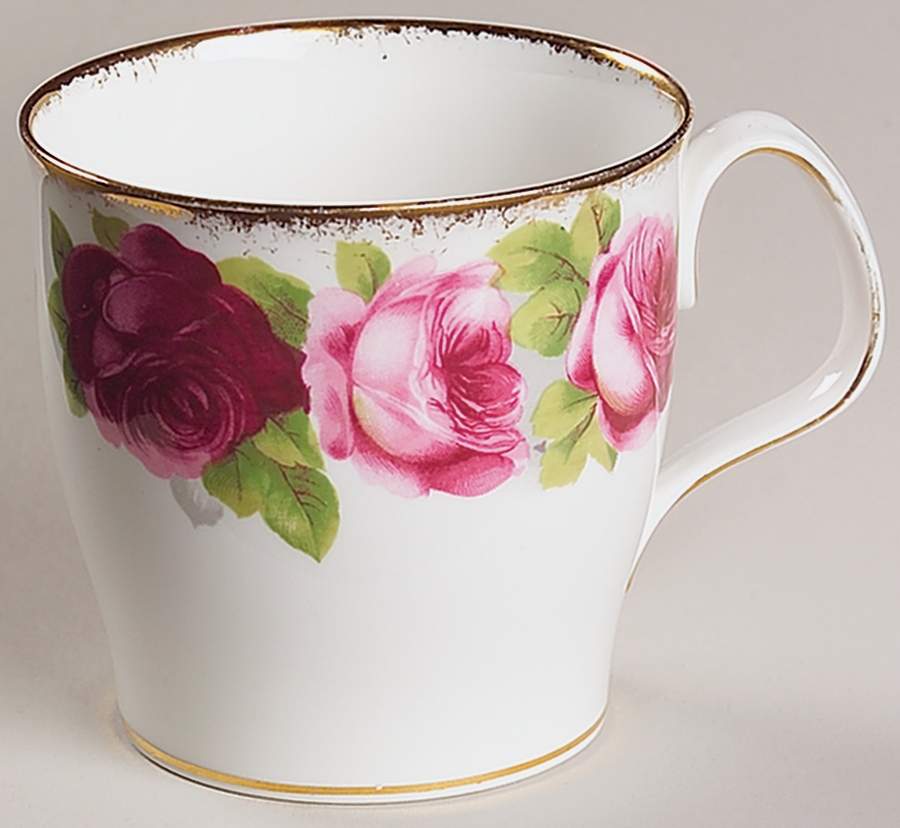 Old English Rose (Brushed Gold Trim) Mug by Royal Albert-1