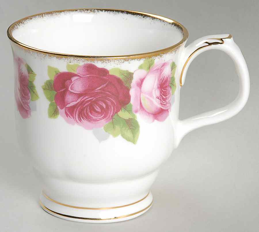 Old English Rose (Brushed Gold Trim) Mug by Royal Albert-1