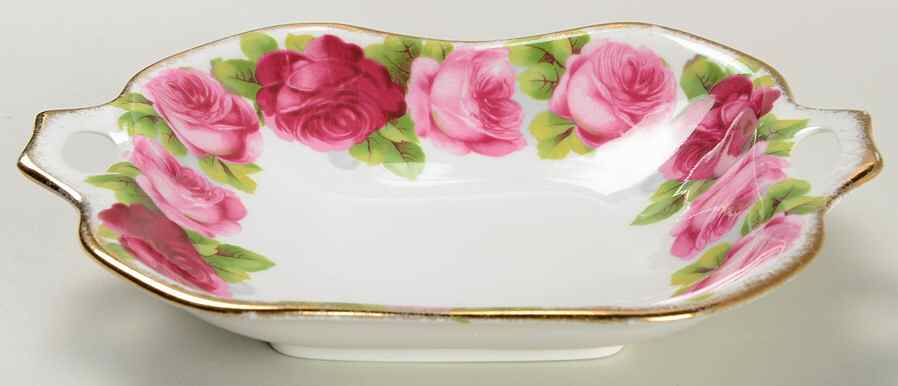 Old English Rose (Brushed Gold Trim) Bon Bon by Royal Albert-1
