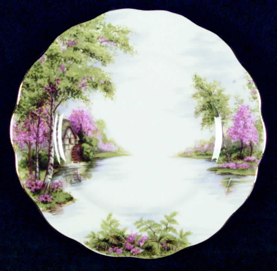 The Old Mill Bread & Butter Plate by Royal Albert-1