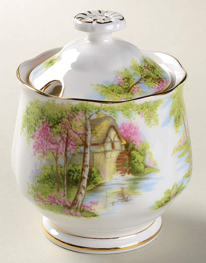 The Old Mill Marmalade & Lid by Royal Albert-1