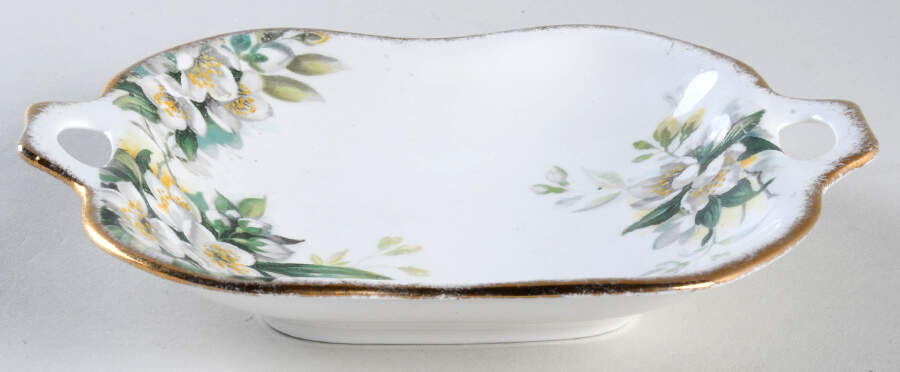 Orange Blossom (Gold Trim) 2 Handle Bon Bon by Royal Albert-1