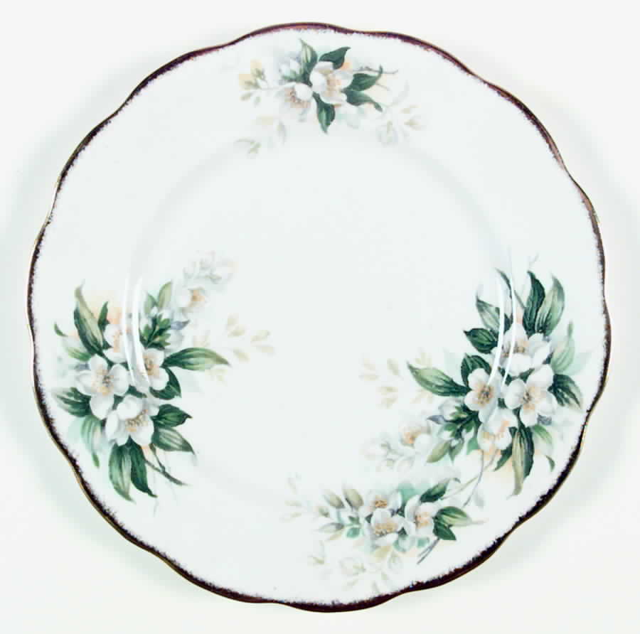 Orange Blossom (Gold Trim) Dinner Plate by Royal Albert-1