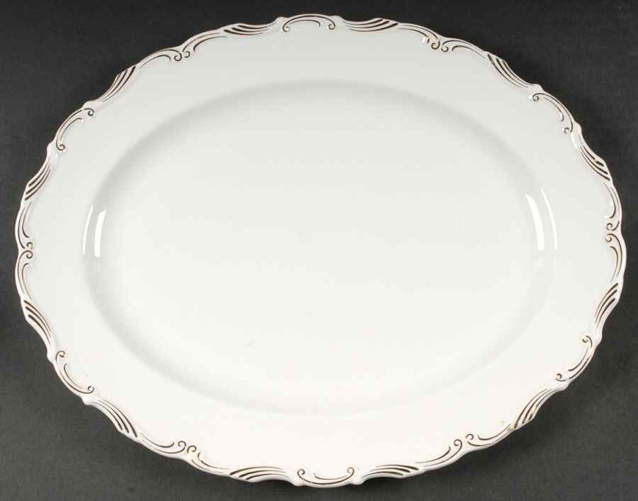 Orleans 15" Oval Serving Platter by Royal Albert-1