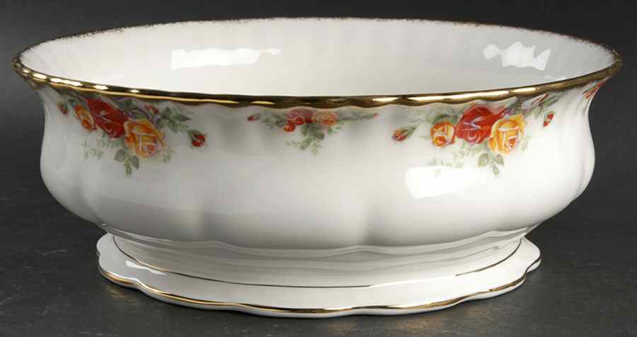 Pacific Rose 10" Large Salad Serving Bowl by Royal Albert-1