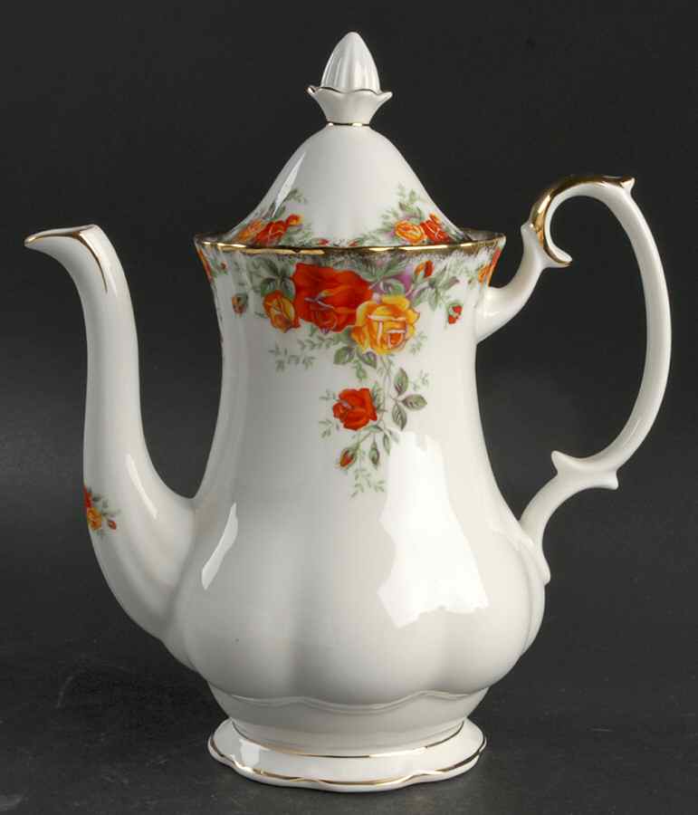 Pacific Rose Small Coffee Pot & Lid by Royal Albert-1