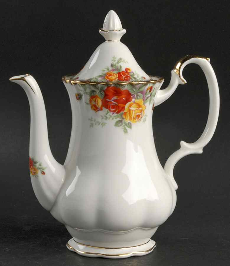 Pacific Rose Mini Coffee Pot & Lid by Royal Albert-1