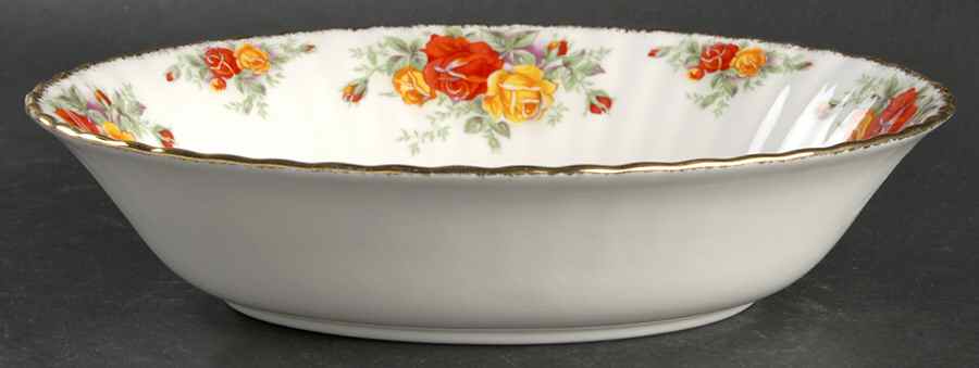 Pacific Rose 9" Oval Vegetable Bowl by Royal Albert-1