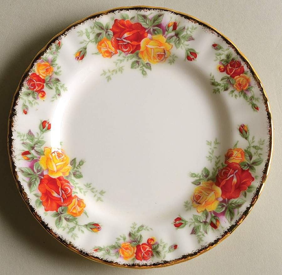 Pacific Rose Bread & Butter Plate by Royal Albert-1