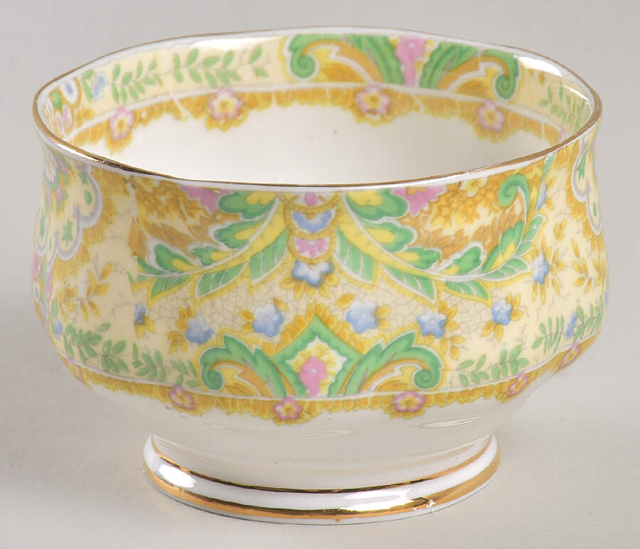 Paisley Shawl Open Sugar Bowl by Royal Albert-1