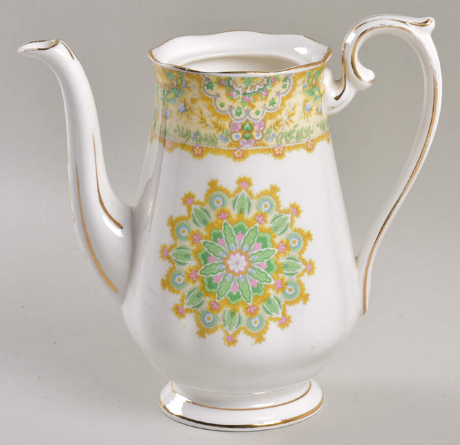 Paisley Shawl Small Coffee Pot No Lid by Royal Albert-1