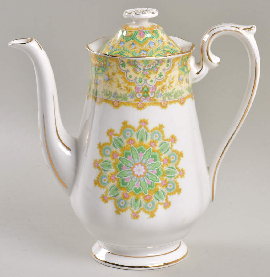 Paisley Shawl Small Coffee Pot & Lid by Royal Albert-1