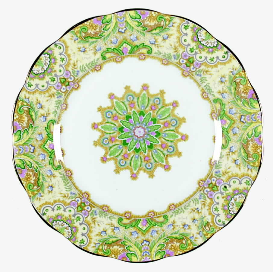 Paisley Shawl Salad Plate by Royal Albert-1