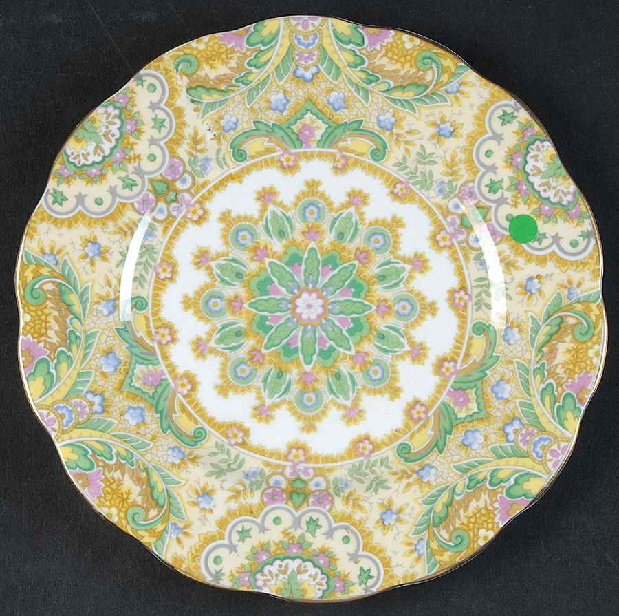 Paisley Shawl Bread & Butter Plate by Royal Albert-1