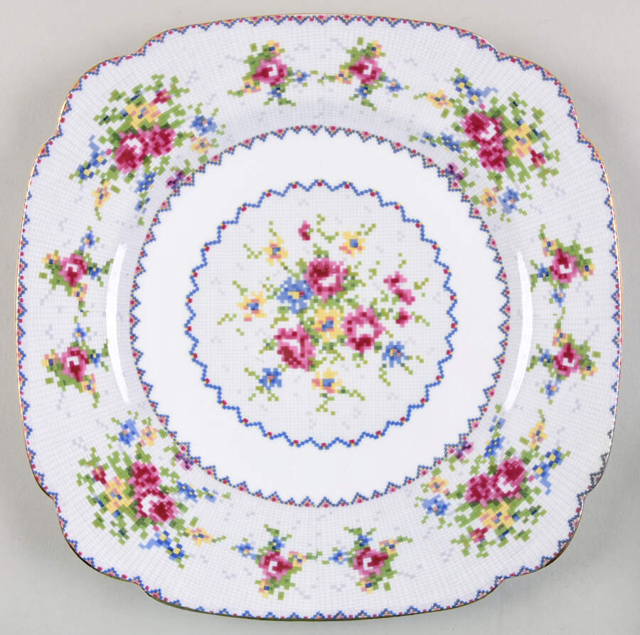 Petit Point Dinner Plate by Royal Albert-1