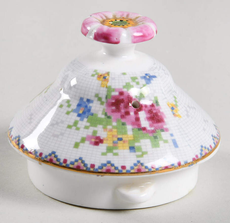 Petit Point Lid for Coffee Pot by Royal Albert-1