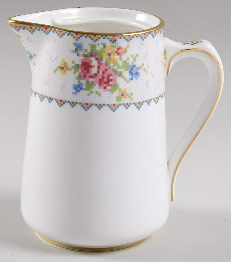 Petit Point Small Hot Water Jug No Lid by Royal Albert-1