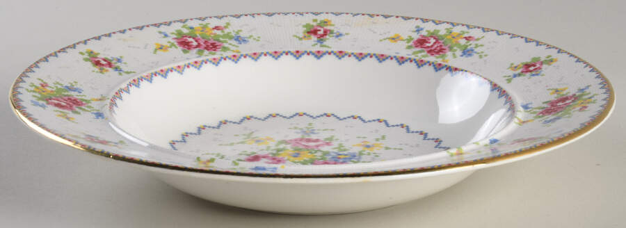 Petit Point Muffin Dish No Lid by Royal Albert-1
