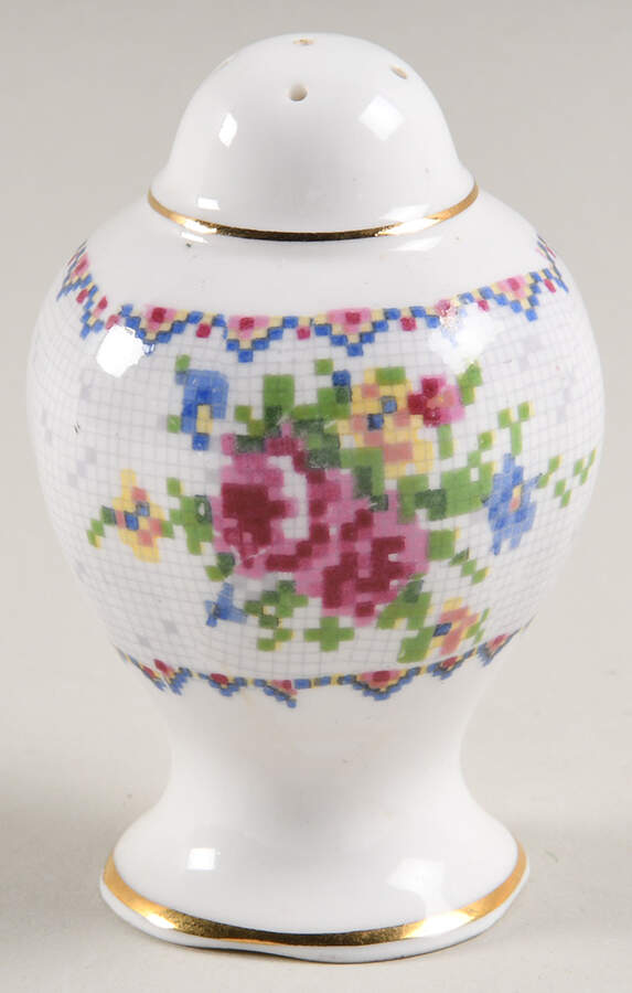 Petit Point Salt Shaker by Royal Albert-1