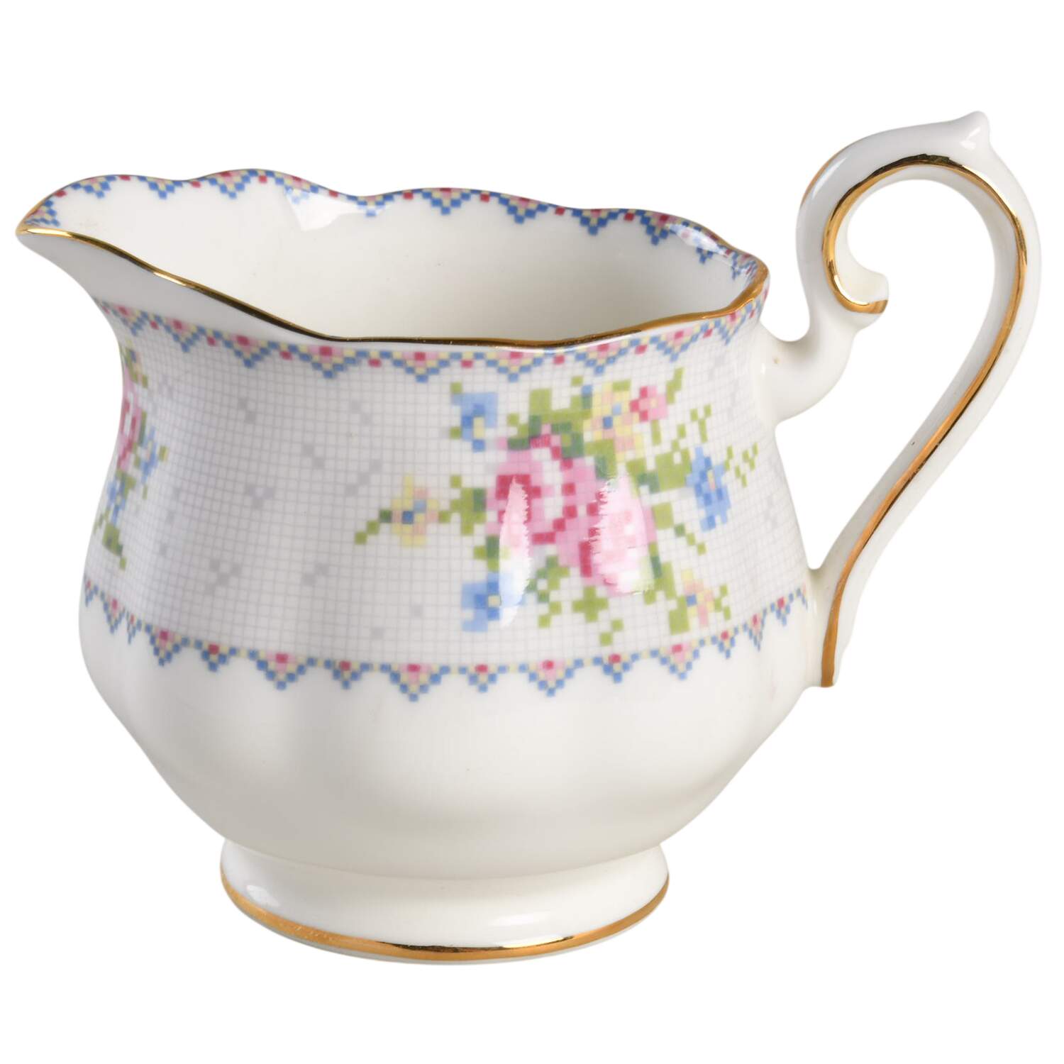 Petit Point Creamer by Royal Albert-1