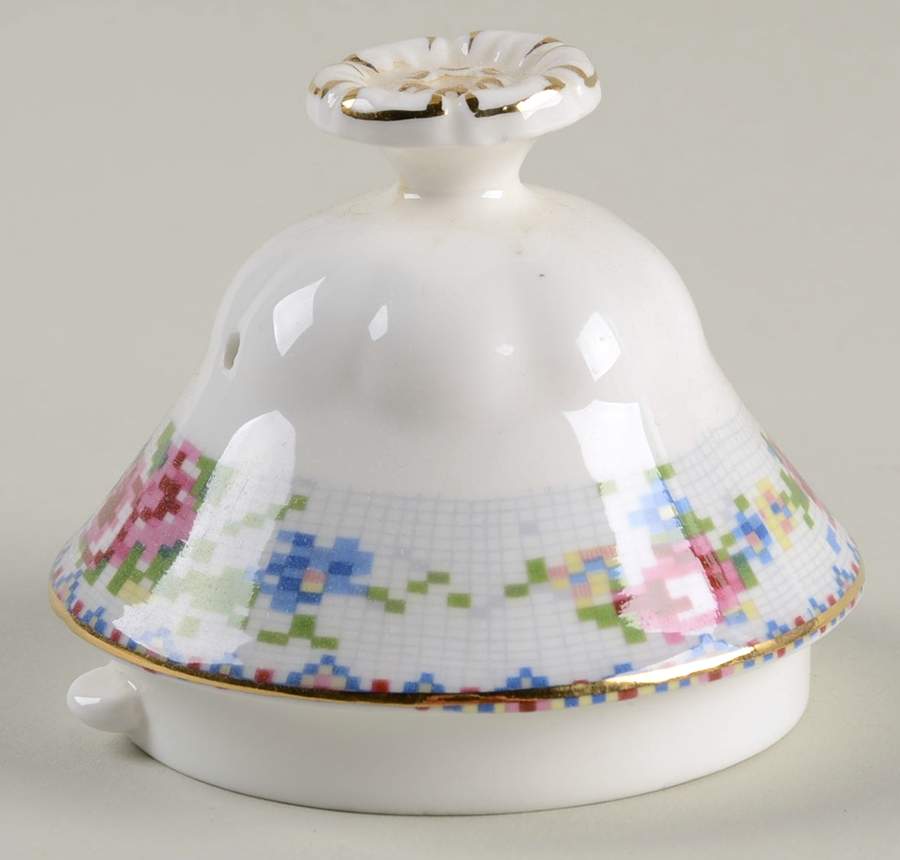 Petit Point Lid for Coffee Pot by Royal Albert-1