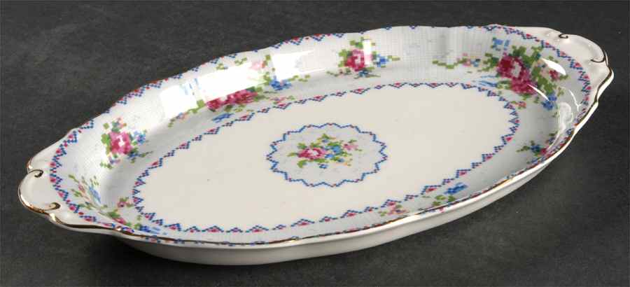 Petit Point Regal Tray by Royal Albert-1