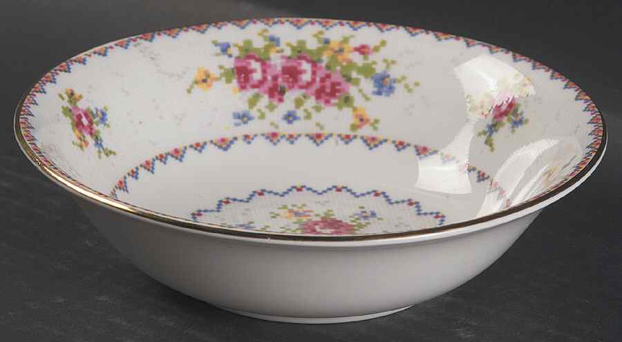 Petit Point Coupe Cereal Bowl by Royal Albert-1