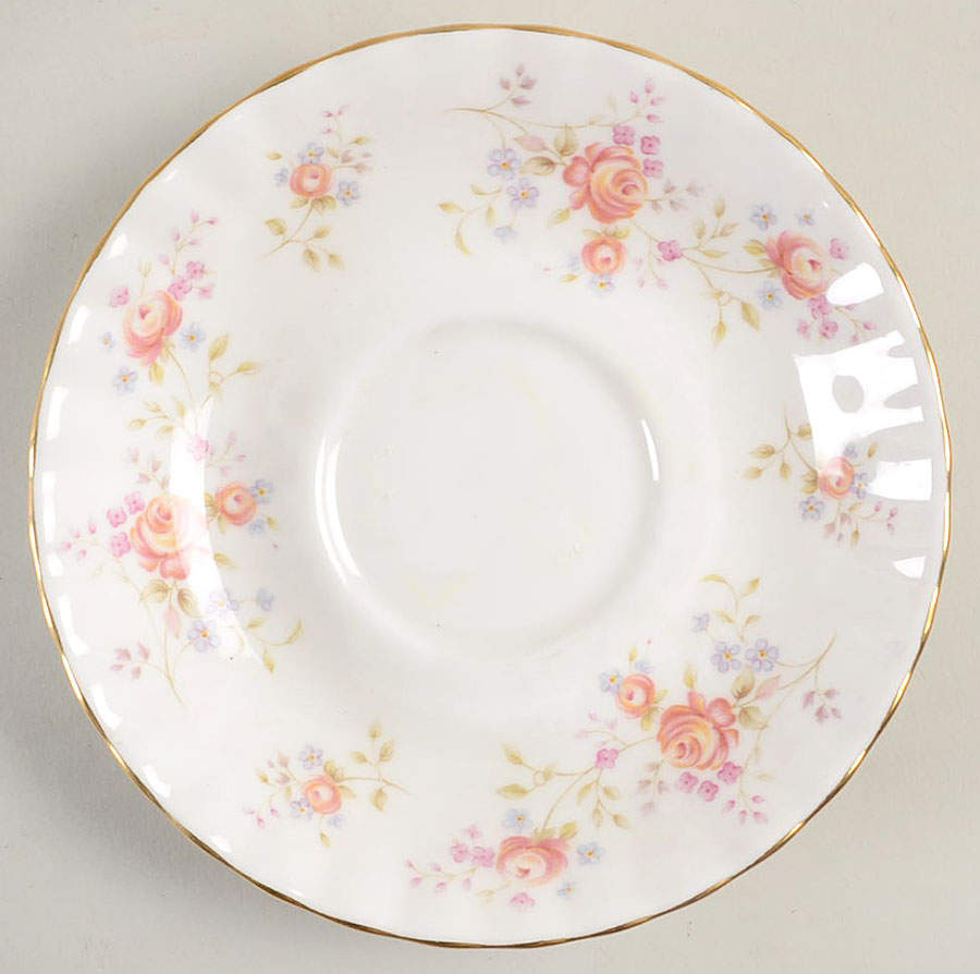 Peach Rose Saucer by Royal Albert-1