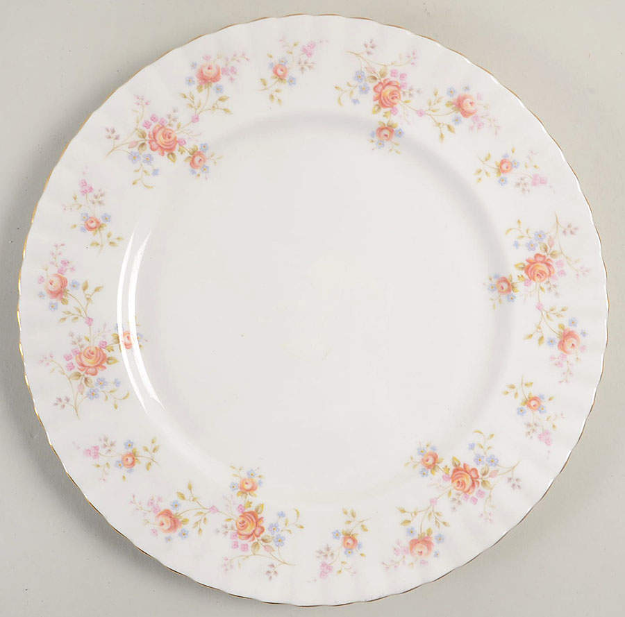 Peach Rose Dinner Plate by Royal Albert-1
