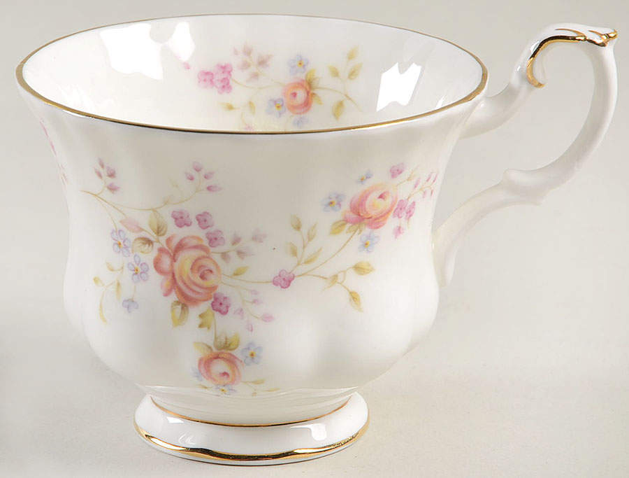 Peach Rose Footed Cup by Royal Albert-1