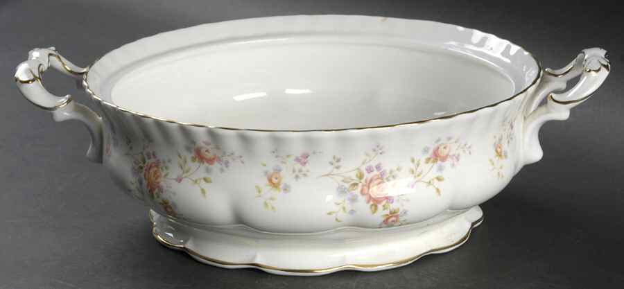 Peach Rose Round Vegetable No Lid by Royal Albert-1