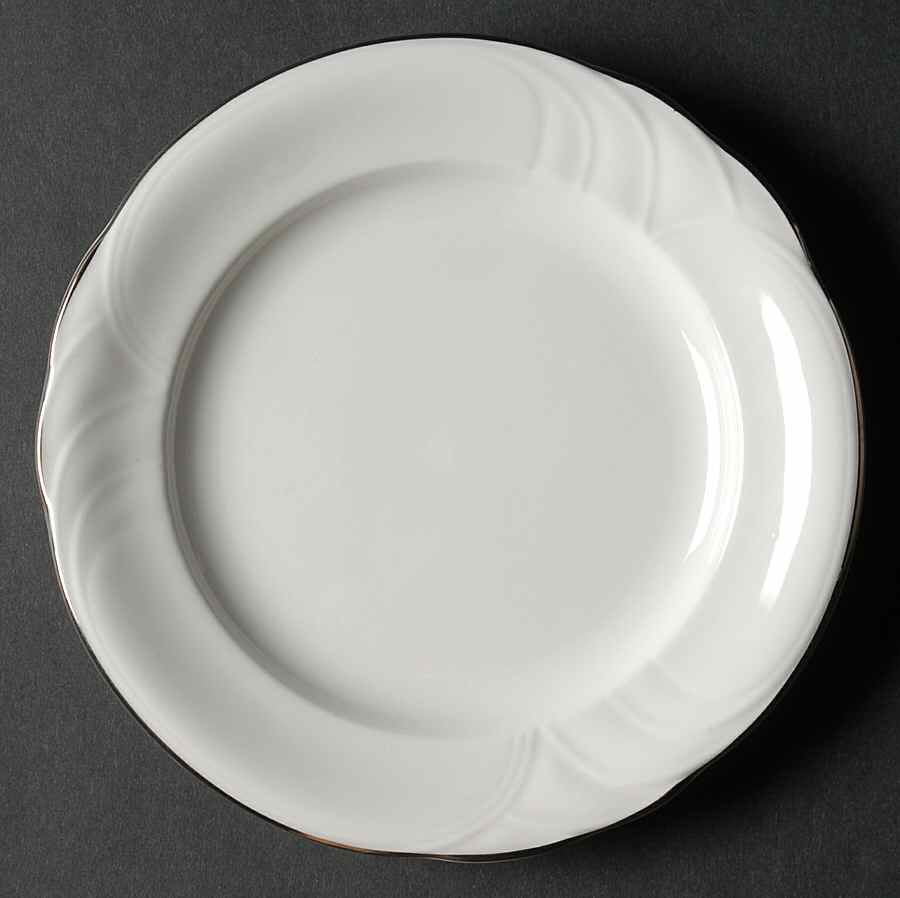 Platino Bread & Butter Plate by Royal Albert-1