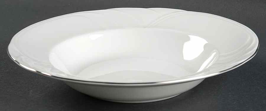 Platino Rim Soup Bowl by Royal Albert-1