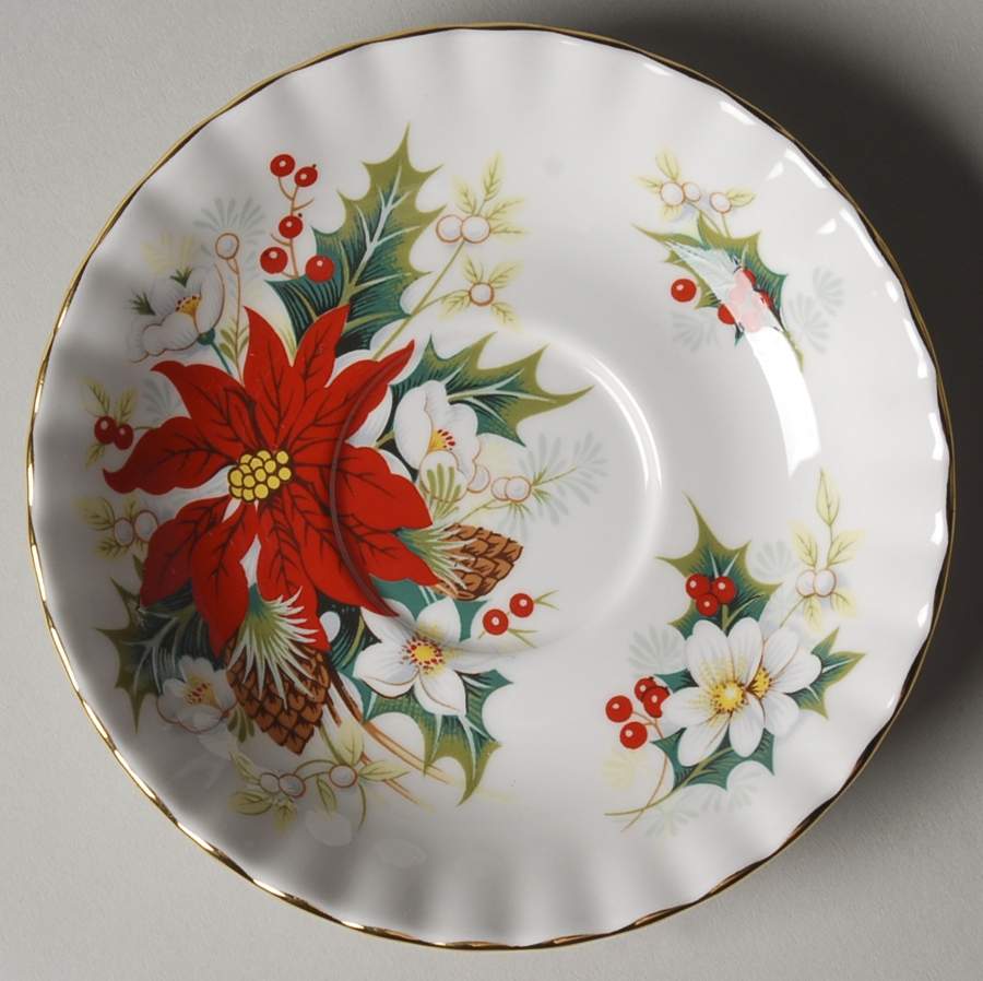 Poinsettia Saucer by Royal Albert-1