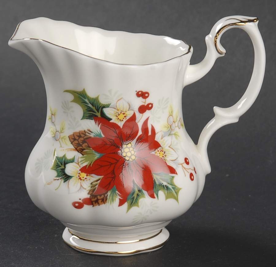 Poinsettia Mini Creamer by Royal Albert-1