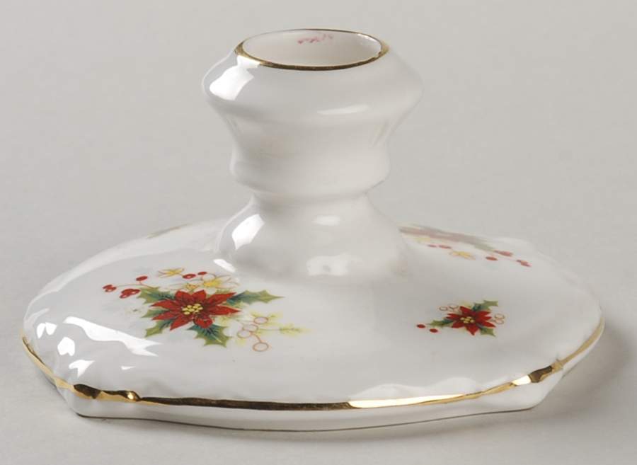 Poinsettia 2" Candlestick by Royal Albert-1