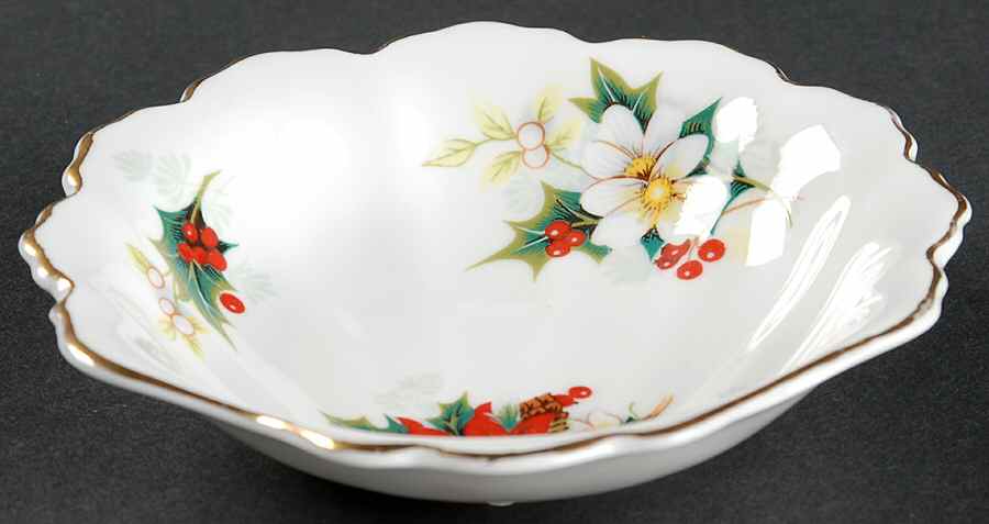 Poinsettia Shell Shaped Dish by Royal Albert-1