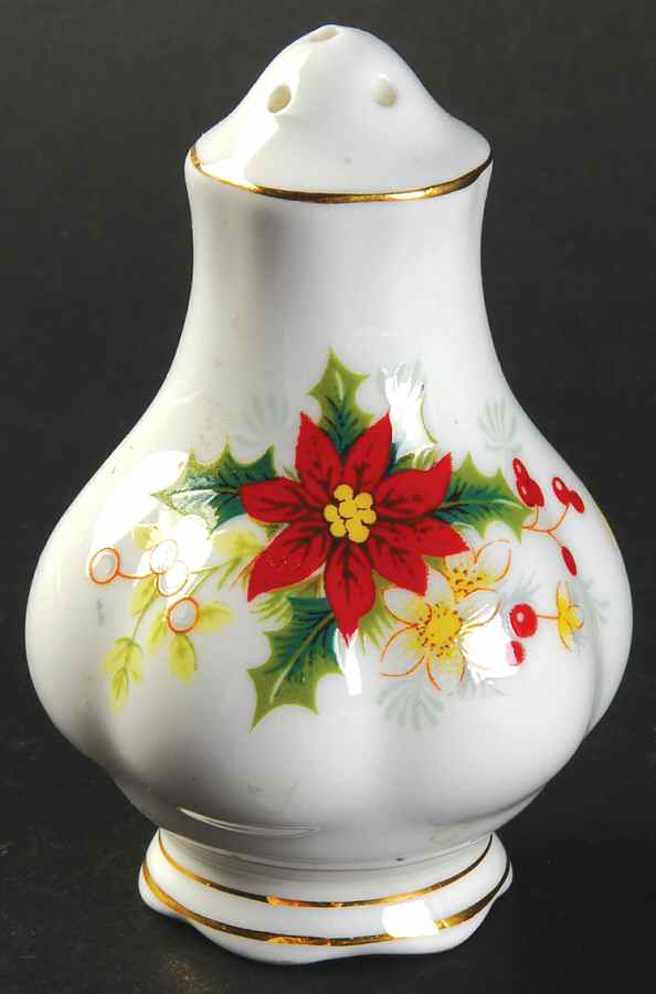 Poinsettia Salt Shaker by Royal Albert-1